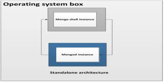 Figure 3.4 Standalone architecture of MongoDB.  