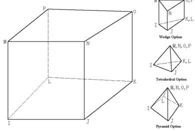Figure 3. The element figure of solid164. 