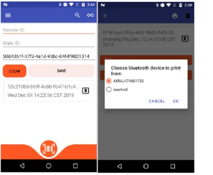 Figure 4: The main page and connection prompt in Intercross.