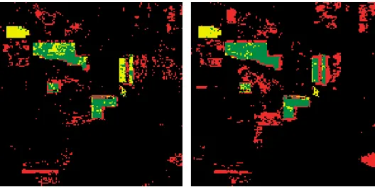 Figure 6.6: Classification results for map area using FSALPS GP with (a) 92.16%