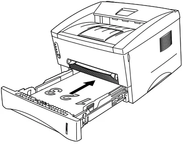 Fig. 1-19  Paper orientation for the paper cassette