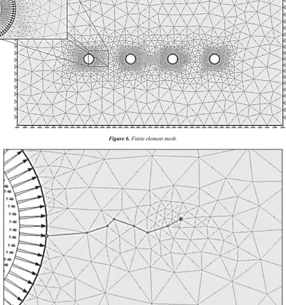 Figure 6. Finite element mesh. 