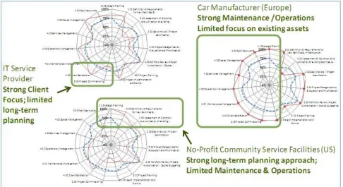 Figure 9. Best Practices areas of selected organizations 
