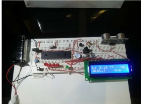 Figure 5. Dark room response sensing temperature. 