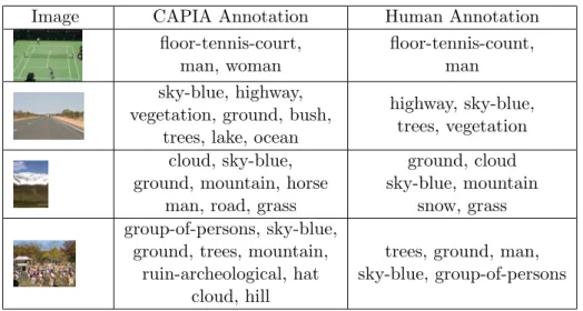 Table 4.1: Sample Annotation Results