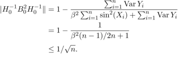 Table 2.3: Coverage probabilities for the noise-misspecified biased regression Confidence levels
