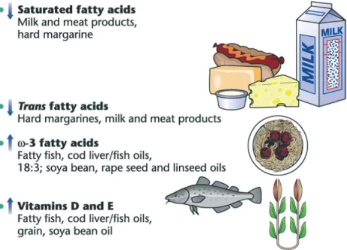 Figure 8 Advice for dietary lipid sources and amounts.