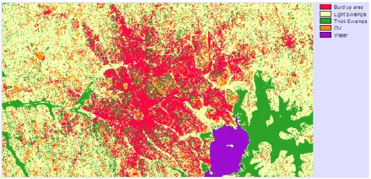 Figure 4.3: Map generated with TDSI using 2 bands 