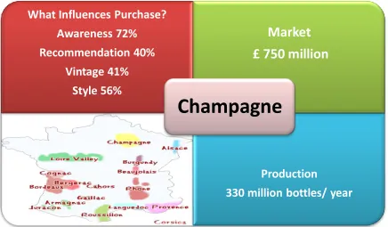 Figure 6 : Champagne Potpourri (Source: Inputs from www.wineintelligence.com) 