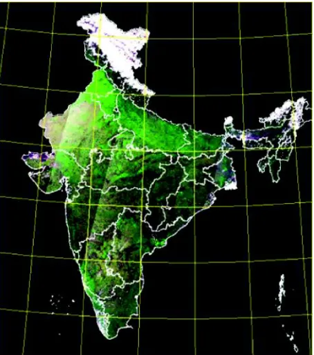 Fig. 6: (A) Rainfall, (B) Evapotranspiration and (C) Soil Moisture variability over India during 2014