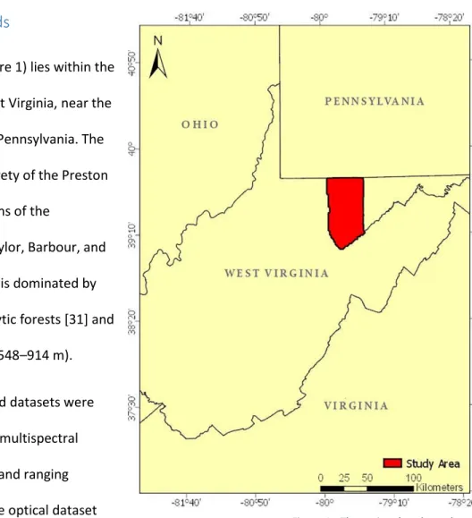 Figure 1 - The regional-scale study area 