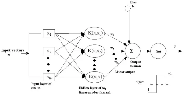 Figure 2.3: Architecture of SVM