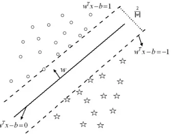 Figure 2.4: Support vector machine (SVM)