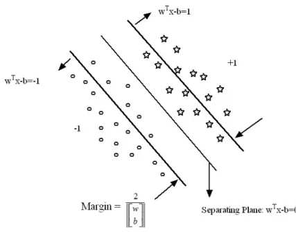 Figure 2.6: The Proximal Support Vector Machine Classifier