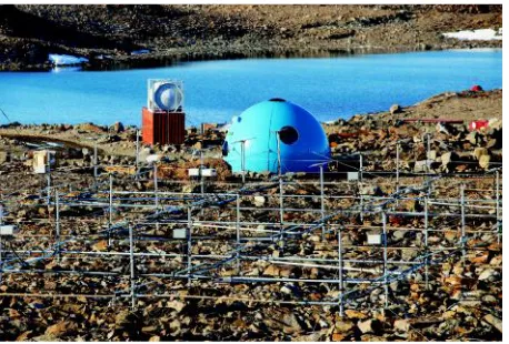 Fig. 4: Gruvebadet Atmospheric Observatory established byNCAOR in Ny-Ålesund, Arctic