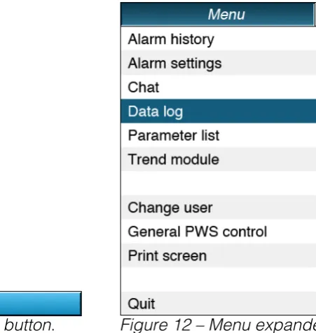 Figure 12 – Menu expanded.  
