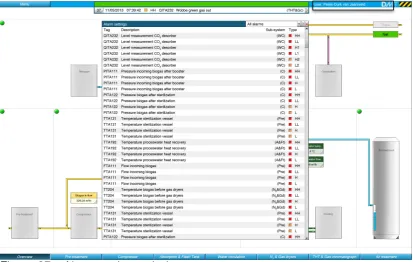Figure 37 – Alarm settings window.  
