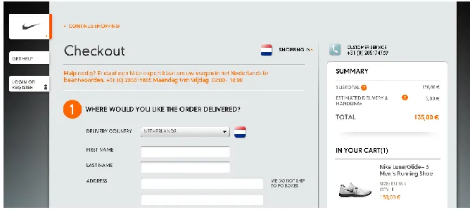 Figure 10. H&M - payment options (left) and payment details (right) 
