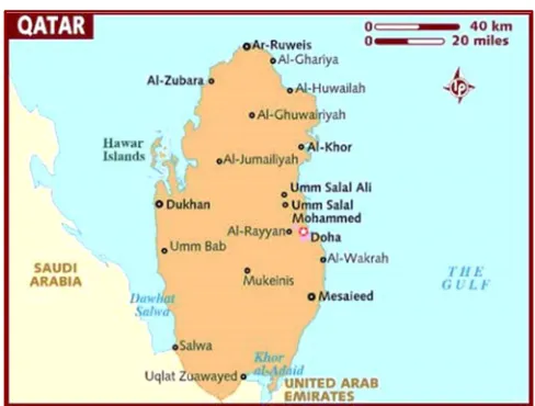 Figure 1 Map of Qatar  