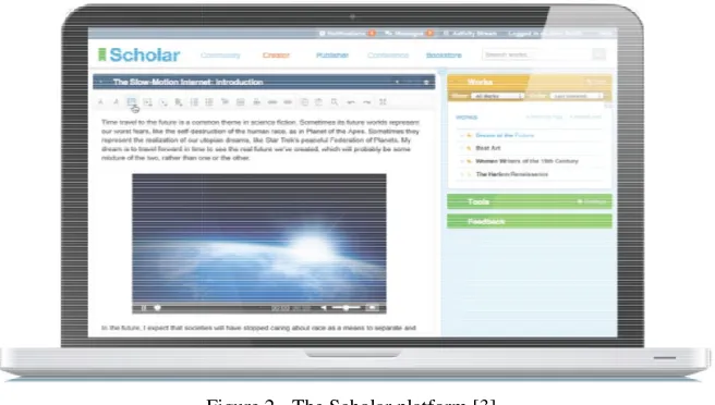 Figure 2 - The Scholar platform [3] 