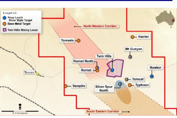 Figure 10. Exploration targets are within close proximity Source: DJC