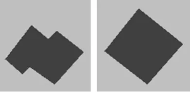 Figure 5. Two images generated from CartAGen to train a deep learning model for building generalization