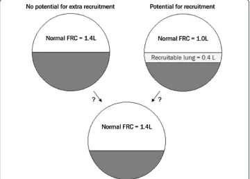 Figure 1 Schematic of lung showing the limitation of an absolute FRC value.
