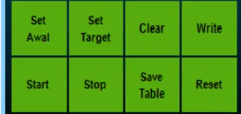Fig  7. Starting and Target Button at Interrface 