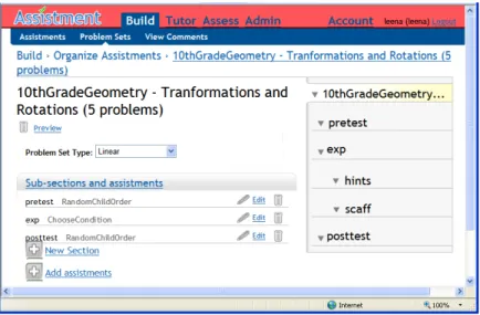 Figure 3: A Problem Sequence that is designed as a  randomized controlled experiment