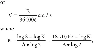 Table 3. Multiplication of living beings, according two models of population growth: 1) Geometrical progression of ratio Q=2, Nt =NoQ∆t; 2) Exponential growth, Nt = Noert or Nt = Noer∆t, taking into account the number of generations by day.