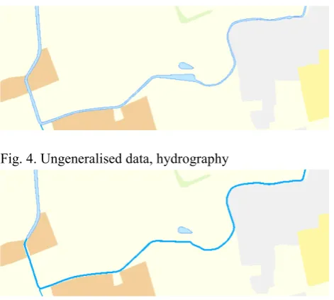 Fig. 4. Ungeneralised data, hydrography 