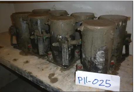 Figure 5.13: Freshly moulded concrete cylinders 
