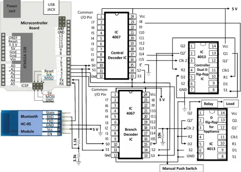 Figure 4. Schematic of proposed circuit for controlling an appliance. 