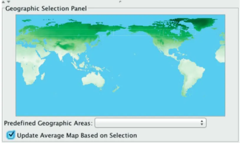 Figure 3 ParCAT generated average map from user-selection parameters inside EDEN