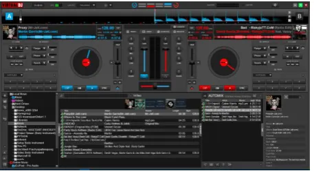 Figure 1.  Interface of the Virtual DJ. 