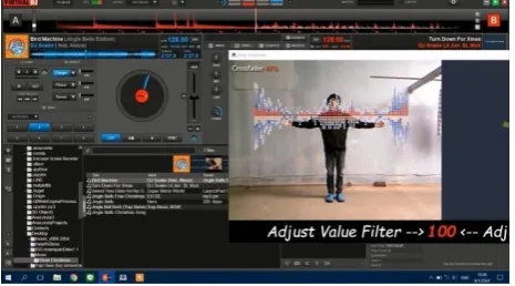 Figure 7.  Select effect (right) gesture. 