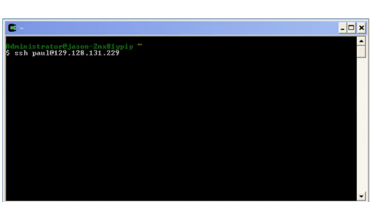 Figure 3: Cygwin, a Linux-like environment for Windows.