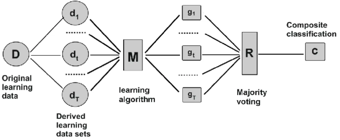 Figure 1 – The Bagging (Bootstrap Aggregation) scheme. 