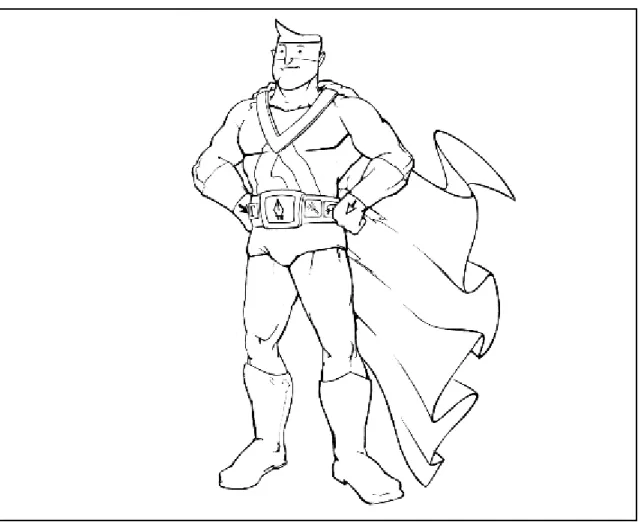 Figure 3.1. Image of ‘AdobeMan’; double click to edit in Xara. 