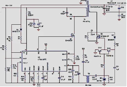 Figure 2.  Simplified diagram drawn using orcad capture 
