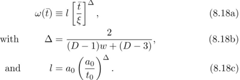Figure 8.1: Penrose diagram for a decelerating cosmology, w > w crit . The initial singularity is spacelike, and the future boundary is null