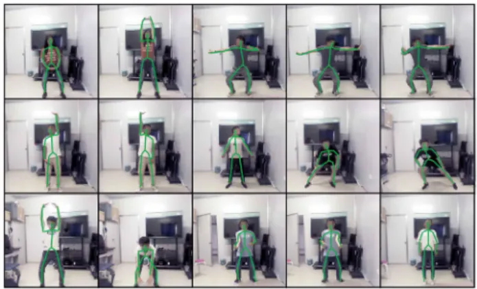 Fig. 6    UTKinect action posture RGB image
