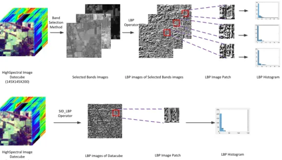 Figure 1 Comparison on implementation of traditional LBP and SID-LBP feature extraction