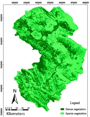 Table 5. LULC error matrix for map1998 (Pixel) Classes Drainage  agriculture Rain-fed  agriculture Dense range  land Sparse range 
