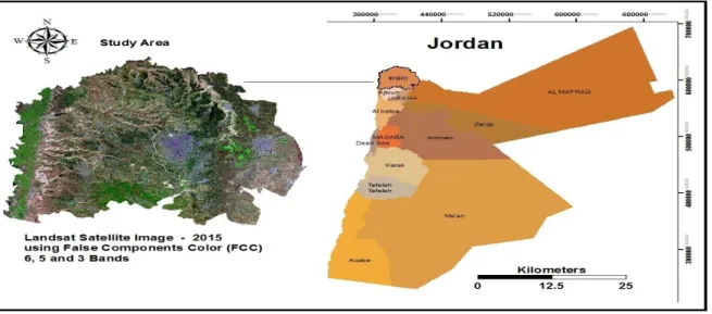 Figure 1: Location Map of study area  III.  The Used Applications 