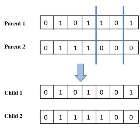 Figure 2.13: m-Point Crossover, m=2
