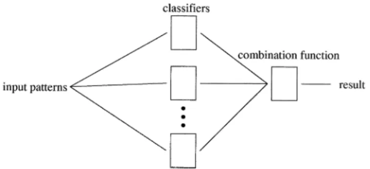 Fig. 1. Schematic diagram of a multiple classifier.