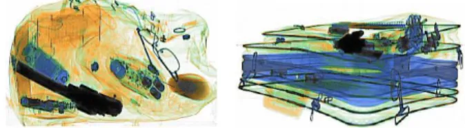 Figure 1. Typical X-ray baggage imagery.