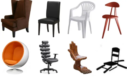 Figure 1.2: Chair samples.