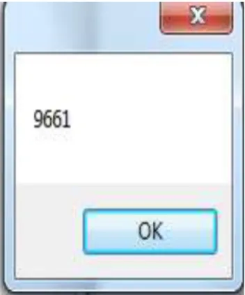 Figure 10: Shows Memory Occupied in Bytes. 